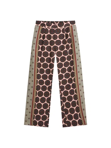 Spodnie Toga Archives z nadrukiem różowe