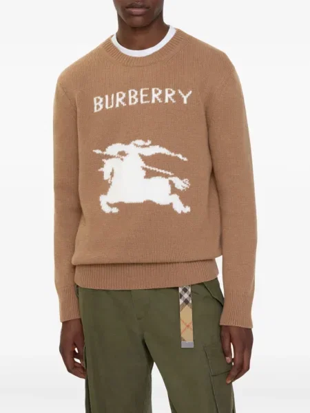 Pulover Burberry de lână maro
