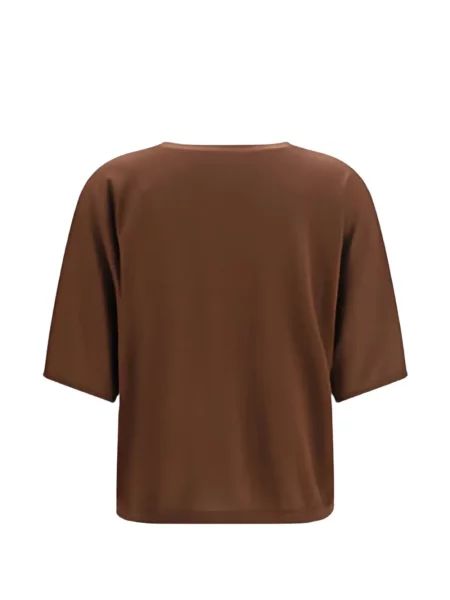Scurt tricou Brunello Cucinelli maro