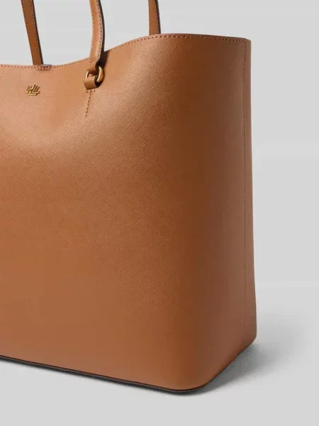Lauren Ralph Lauren torebka skórzana brązowy