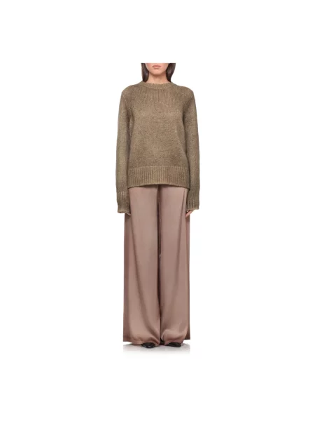 Sweter Avant Toi z kaszmiru brązowy