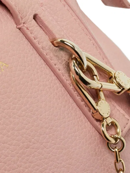 Geanta de piele Furla din piele roz