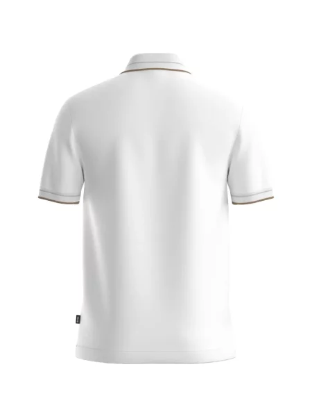 Tricou polo Boss alb