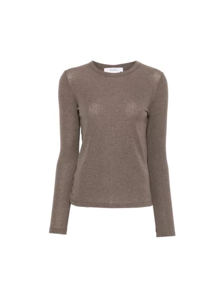 Sweter Max Mara brązowy