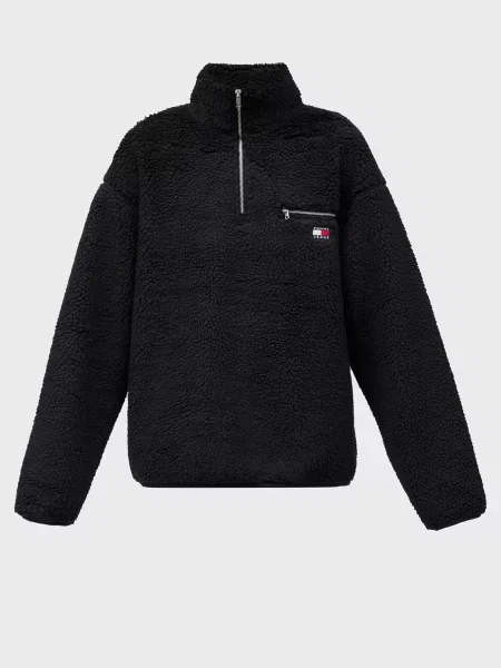Светр Tommy Jeans Тедді чорний