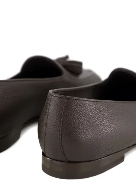 Pantofi loafer Manolo Blahnik din piele maro