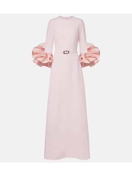 Rochie Safiyaa cu volane roz