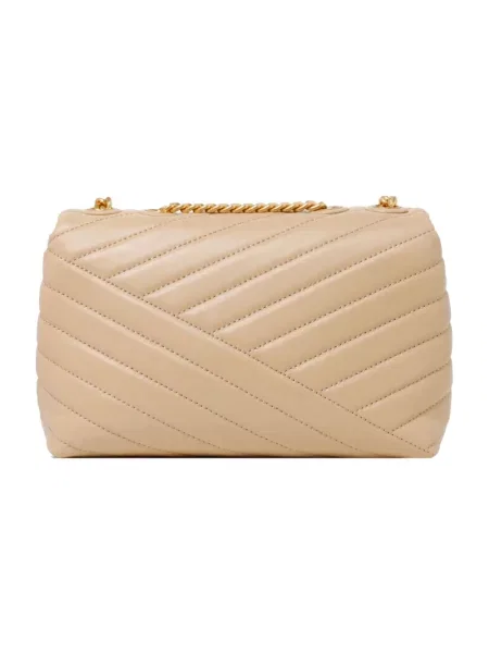 Torebka Tory Burch skórzana beżowa