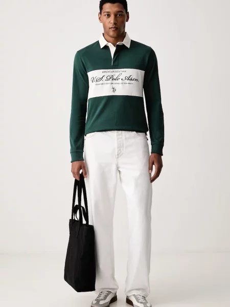 U.S. Polo Assn. кофта PREMIUM EMBROIDERY GRAPHIC RUGBY