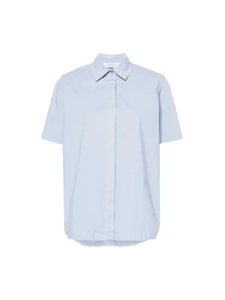 Koszula Max Mara niebieska