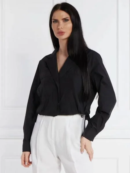 Marc Cain Geacă | Relaxed fit negru