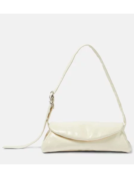 Torebka Jil Sander skórzana biała