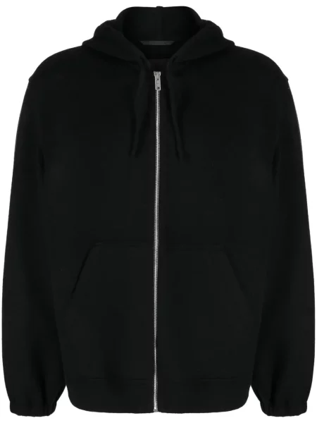 Hanorac cu glugă Givenchy de lână negru