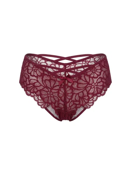 ABOUT YOU Spodnje hlače Juli temno rdeča