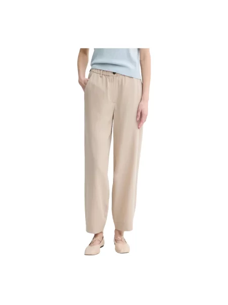 Marc O'polo Spodnie Minu Barrel beige beżowe