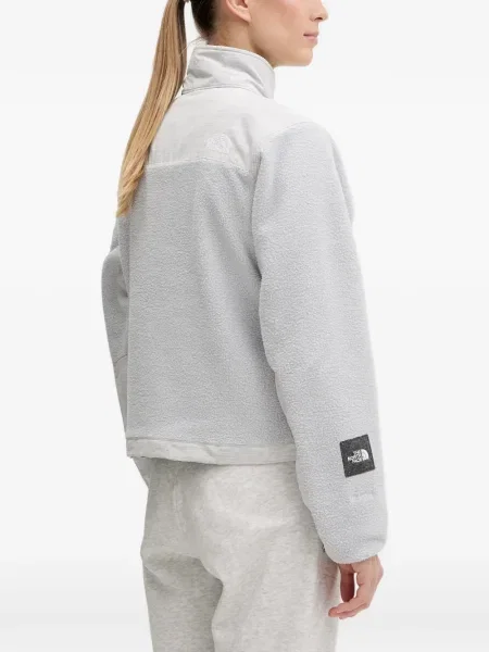 Geacă The North Face din fleece gri