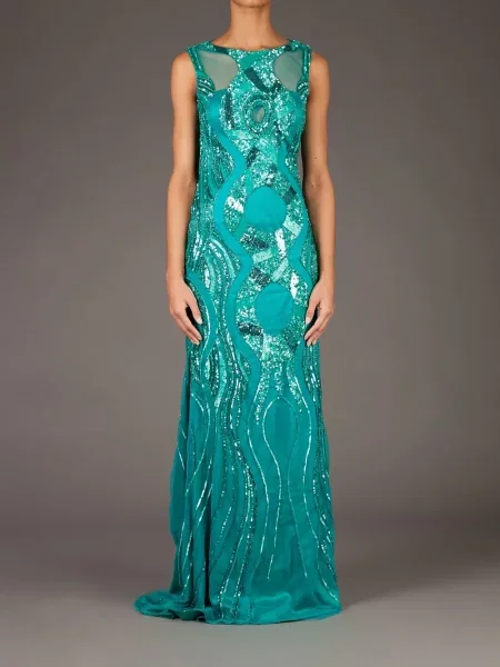 Rochie Georges Mak de costum albastru