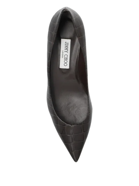 Pantofi cu toc Jimmy Choo maro