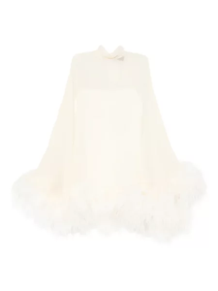 Rochie mini Taller Marmo cu pene de costum