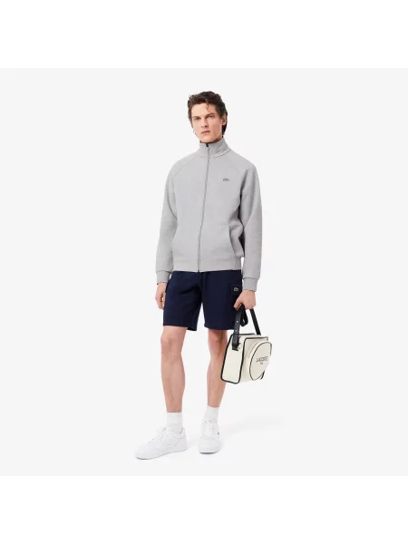 Lacoste Bluza Commuter Na Dwustronny Jersey szara