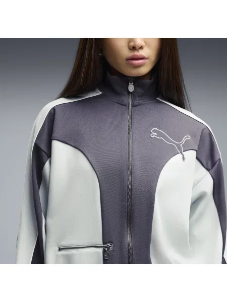 PUMA bluza dresowa T7 Relaxed Love Of The Cat OdzieÅ¼ S szary