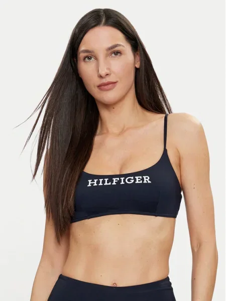 Tommy Hilfiger Góra od bikini granatowy