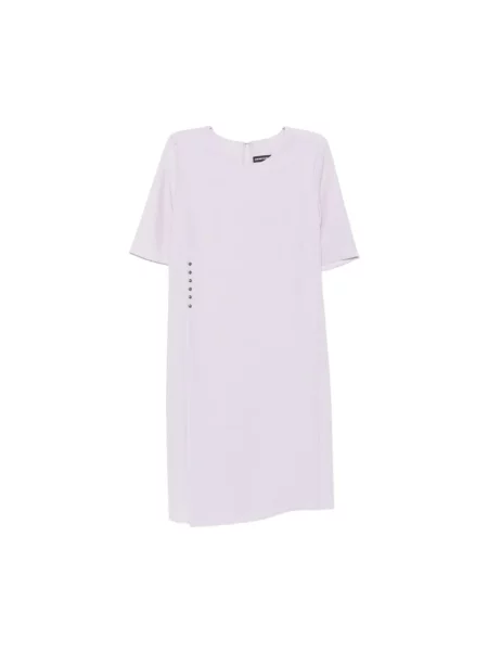 Sukienka Emporio Armani fioletowa