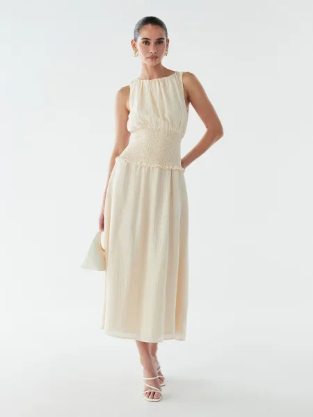 BWLDR Rochie Ellah crem