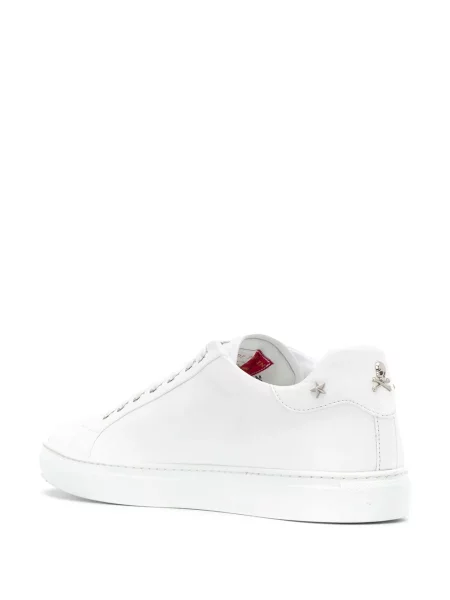 Sneakerși Philipp Plein cu imagine alb