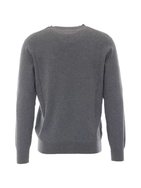 Pulover Brunello Cucinelli tricotate gri