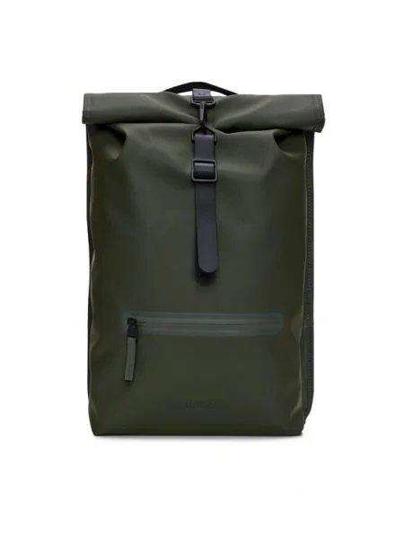 Mestský batoh Rains Rolltop W3 13 l zelený