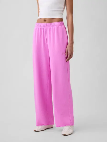 GAP Pantaloni WEEKENDER roz eozină alb