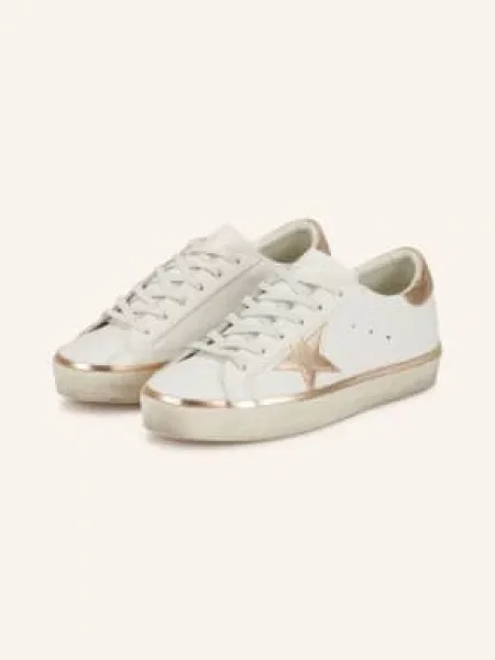 Sneakersy Golden Goose Hi Star złote