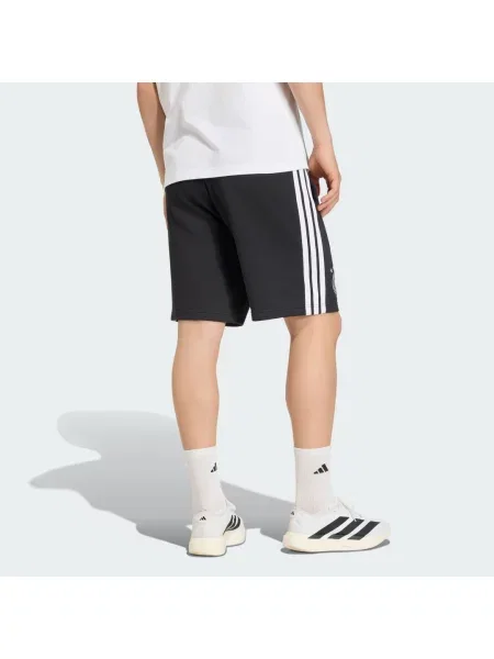 Fleecové kraťasy Adidas černé