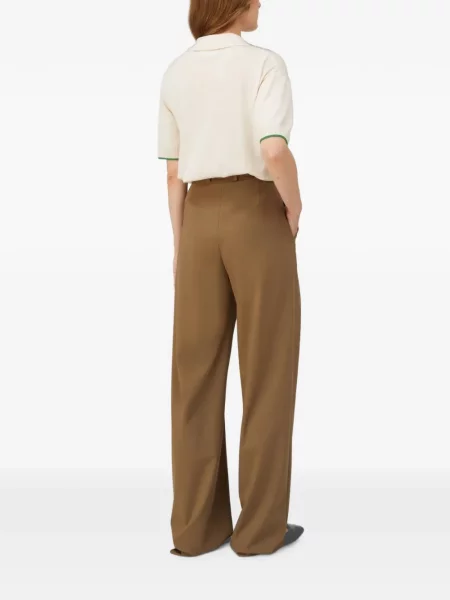 Pantaloni Retori de lână maro