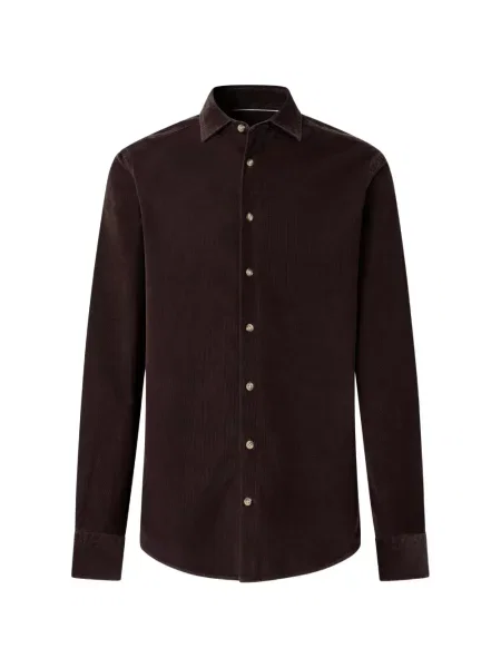 Lung cămașă Hackett London maro