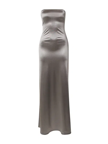 WEEKDAY Rochie Act argintiu gri