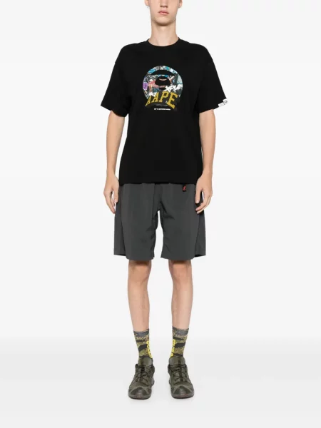 Raštuotas marškinėliai Aape By *a Bathing Ape® juoda