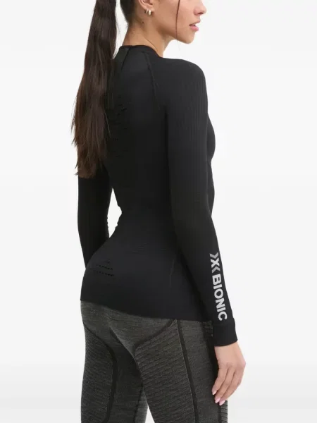 Top X-bionic cu imagine negru