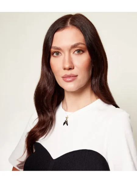 Patrizia Pepe Colier Auriu negru