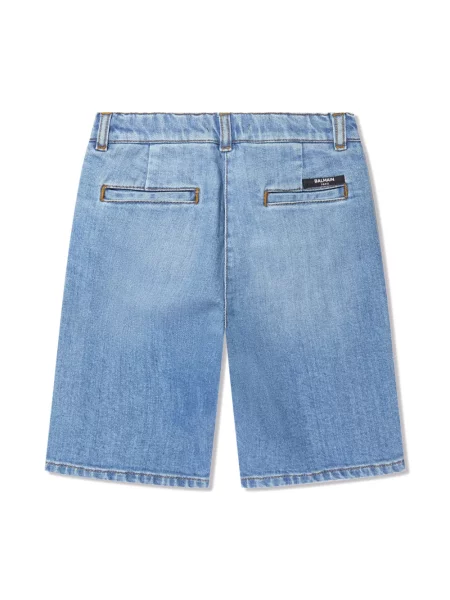 Szorty jeansowe dziecięce Balmain niebieskie