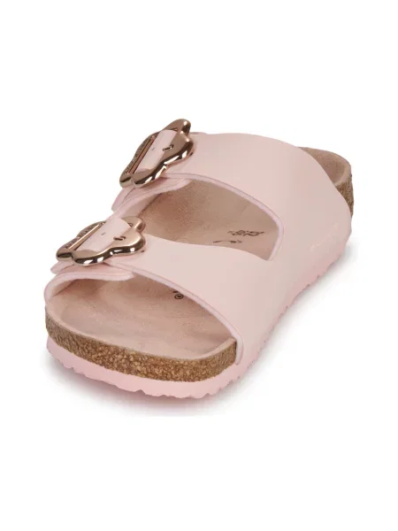 Sandale Birkenstock s cvjetnim printom sa kopčom bež