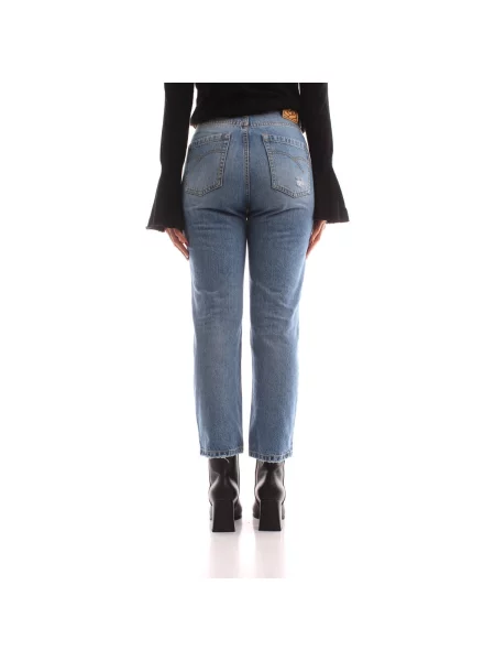 Blugi mom fit Marella albastru