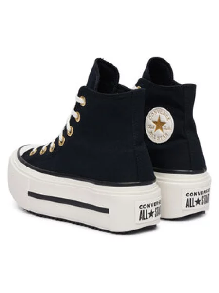 Converse Tornacipő Chuck Taylor All Star Lift Double Stack Lace fekete