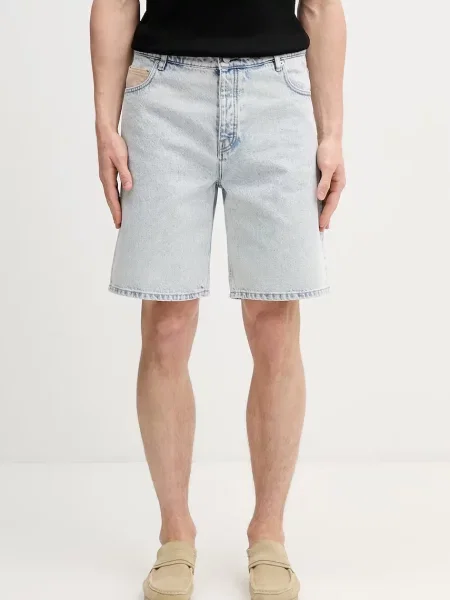 Drôle de Monsieur pantaloni scurți din denim pentru bărbați