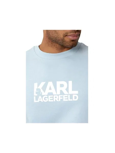 KARL LAGERFELD Bluza jasny niebieski