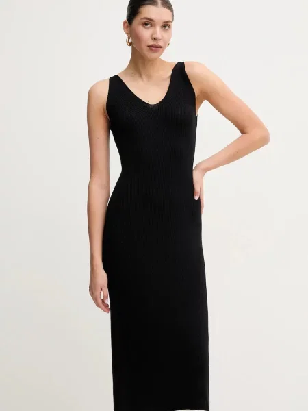 Gant rochie midi mulata negru