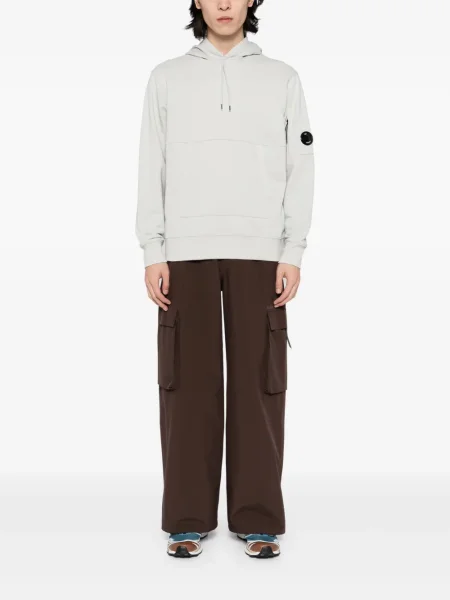 Hanorac cu glugă C.p. Company din fleece gri