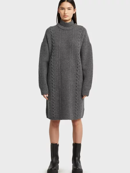 Вовняна сукня G-star Raw сіра