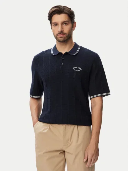 Jack & Jones Polo majica Mornarsko modra